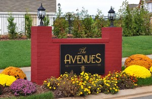 The Avenues Sign